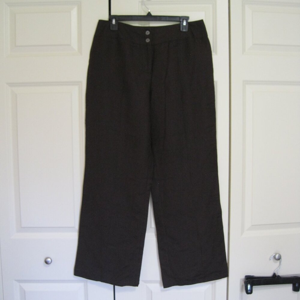 East 5th petite brown pants sz 12P